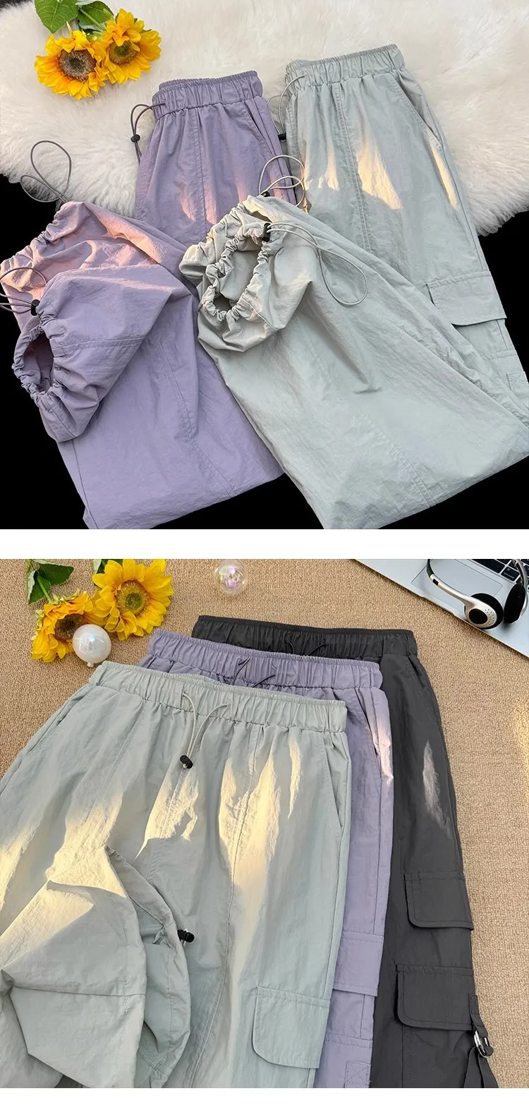 Women's Taslan Hiking Work Pants 2026 New Model - Lightweight Quick-Dry Summer Sports Trousers for Petite Sizes, Ideal for Outdoor Activities and Casual Wear showcase 19