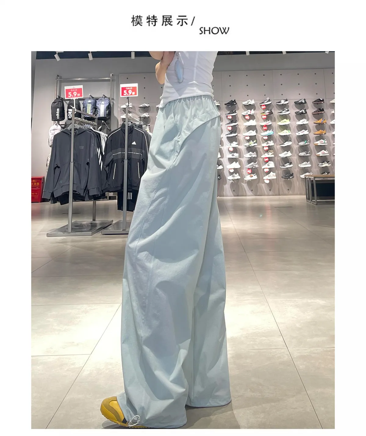 American Style Quick-Drying Sports Cover Pants for Women & Men - High Waist Slimming Casual Wide-Leg Trousers for Summer 2025 showcase 8