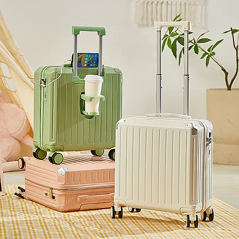18-20 Inch Ultra-Quiet Universal Wheel Luggage Boarding Box - Durable Student & Business Travel Suitcase with Pull Rod for Easy Mobility