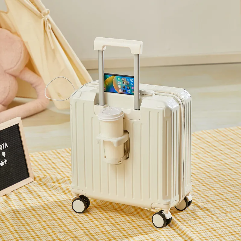 18-20 Inch Ultra-Quiet Universal Wheel Luggage Boarding Box - Durable Student & Business Travel Suitcase with Pull Rod for Easy Mobility - Image 10