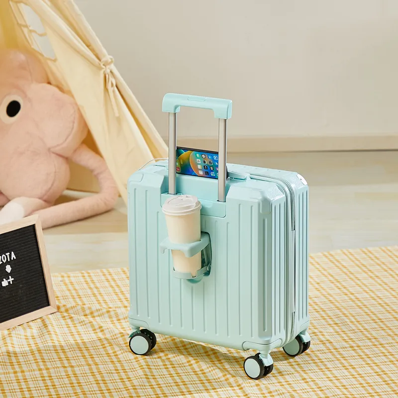 18-20 Inch Ultra-Quiet Universal Wheel Luggage Boarding Box - Durable Student & Business Travel Suitcase with Pull Rod for Easy Mobility - Image 9