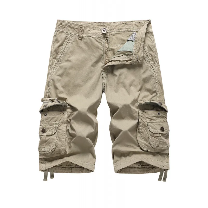 Plus-Size Casual Beach Work Shorts for Men, Loose Fit 5-Point Style, Comfortable Breathable Summer Beachwear - Image 5