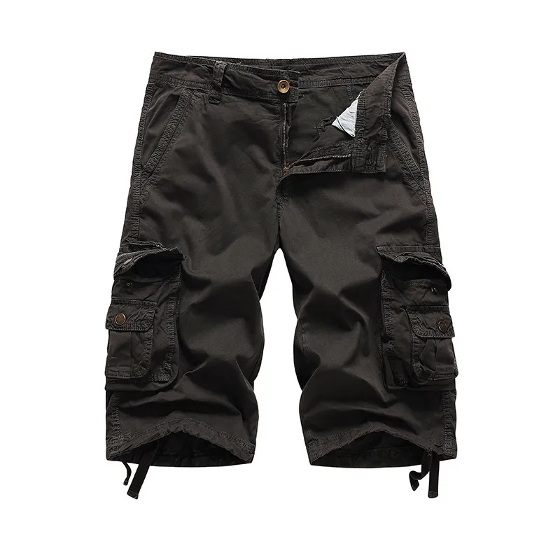 Plus-Size Casual Beach Work Shorts for Men, Loose Fit 5-Point Style, Comfortable Breathable Summer Beachwear - Image 4