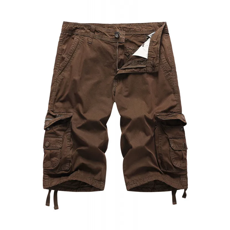 Plus-Size Casual Beach Work Shorts for Men, Loose Fit 5-Point Style, Comfortable Breathable Summer Beachwear - Image 3