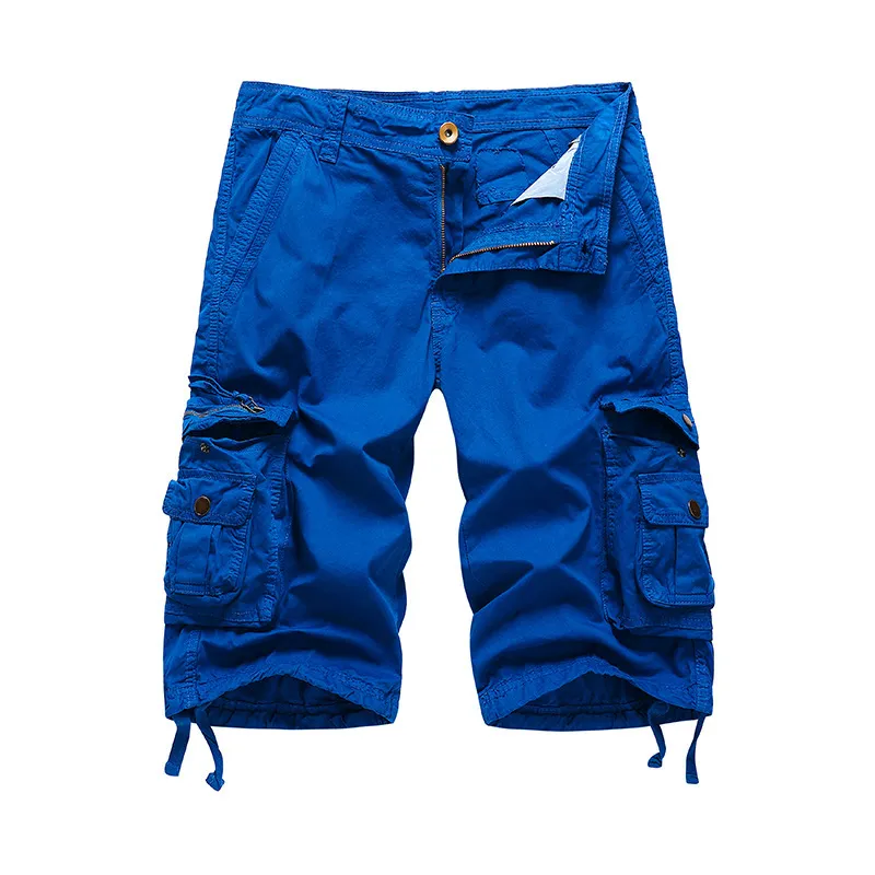 Plus-Size Casual Beach Work Shorts for Men, Loose Fit 5-Point Style, Comfortable Breathable Summer Beachwear - Image 2