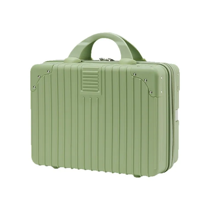 Mini 14-Inch Portable Travel Luggage Case Handheld Cosmetic Storage Box for Gifts Lightweight Makeup Organizer Packaging thumbnail 5