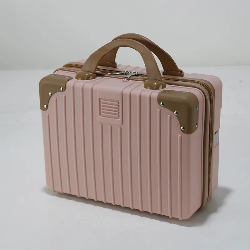 Mini 14-Inch Portable Travel Luggage Case Handheld Cosmetic Storage Box for Gifts Lightweight Makeup Organizer Packaging thumbnail 6