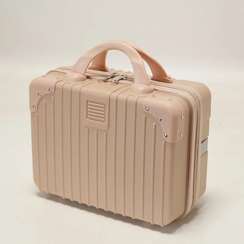Mini 14-Inch Portable Travel Luggage Case Handheld Cosmetic Storage Box for Gifts Lightweight Makeup Organizer Packaging thumbnail 10