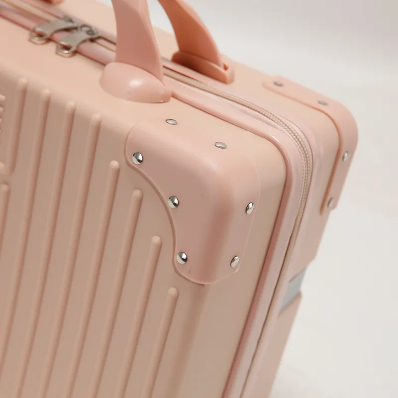 Mini 14-Inch Portable Travel Luggage Case Handheld Cosmetic Storage Box for Gifts Lightweight Makeup Organizer Packaging thumbnail 3