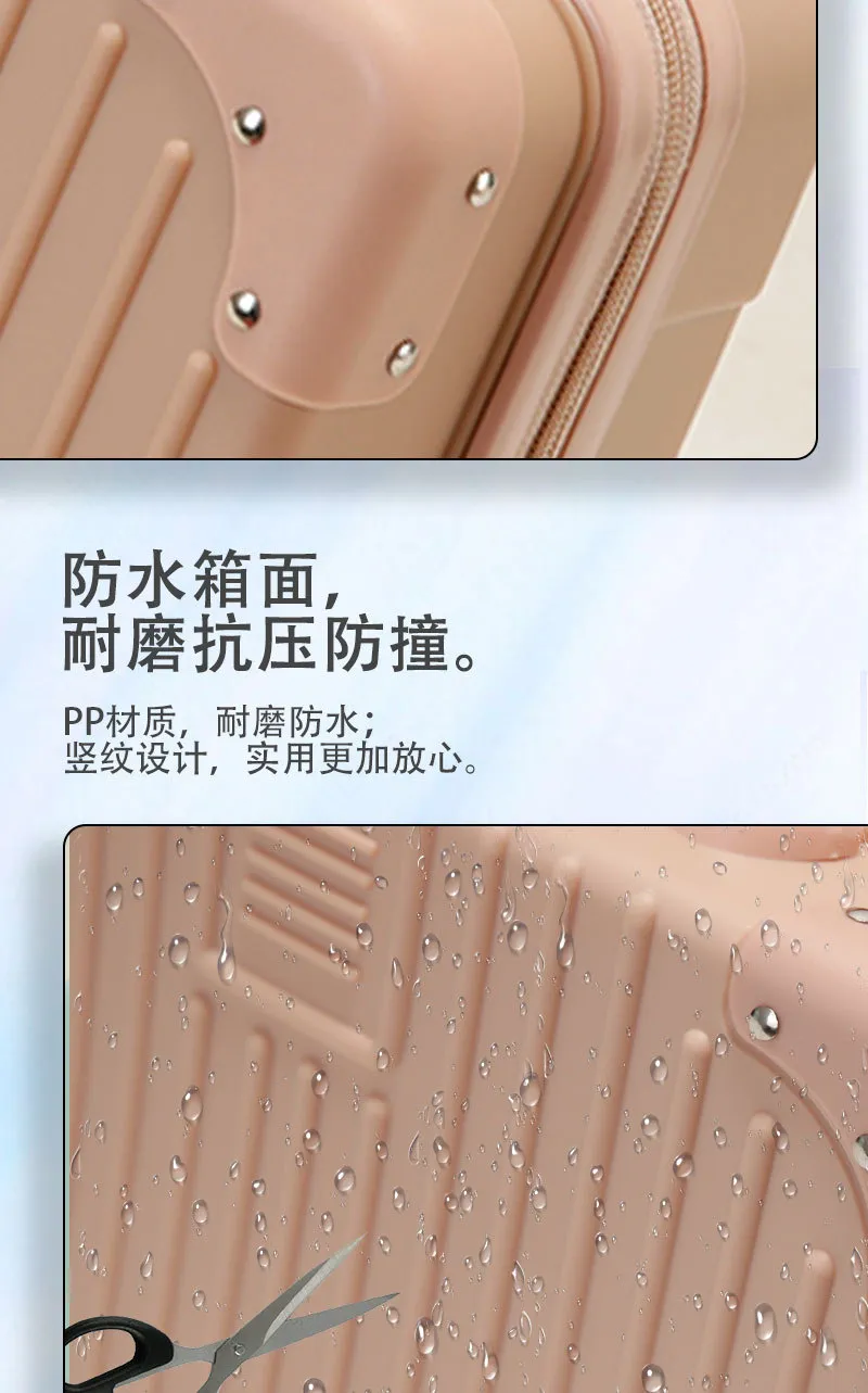 Mini 14-Inch Portable Travel Luggage Case Handheld Cosmetic Storage Box for Gifts Lightweight Makeup Organizer Packaging showcase 9