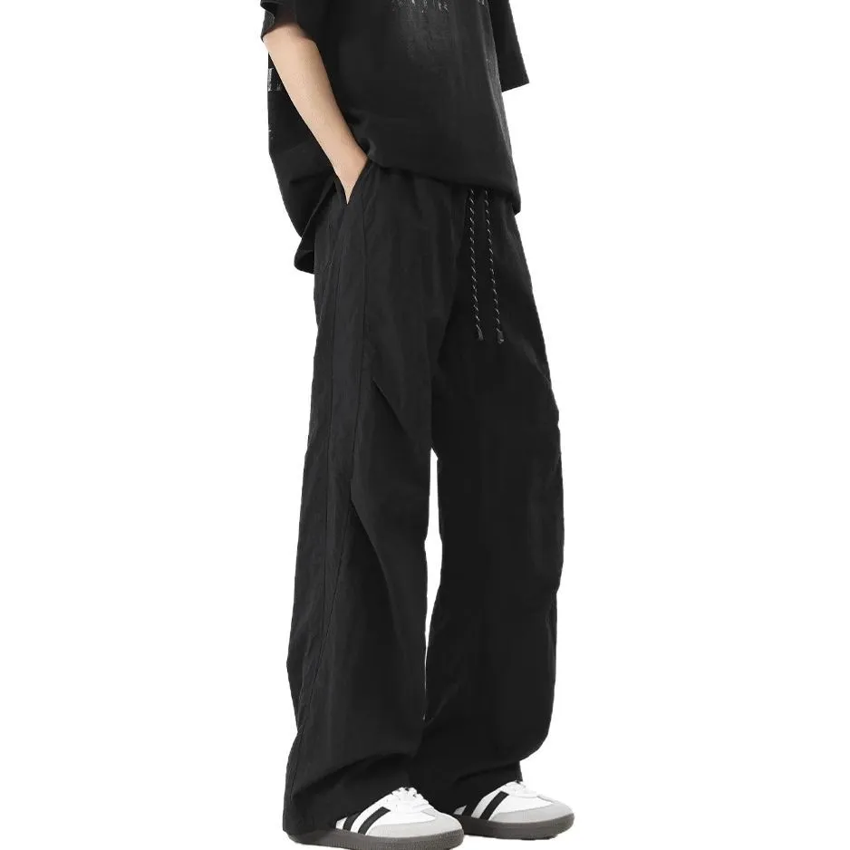 Men's American Style Paratrooper Casual Pants - Trendy Loose Fit Workwear Trousers for Spring/Summer 2026, Versatile Straight Leg Long Pants thumbnail 5