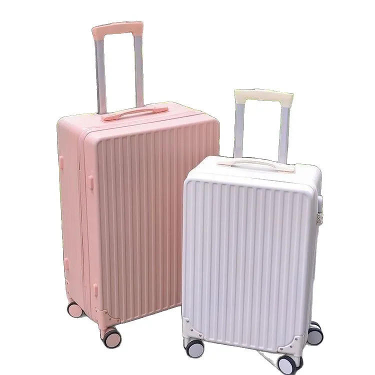 Women's Trendy Open-Top Suitcase 2025, Lightweight Carry-On Trolley with Soft-Sound Spinner Wheels, Stylish Instagram Fashion Travel Luggage thumbnail 5