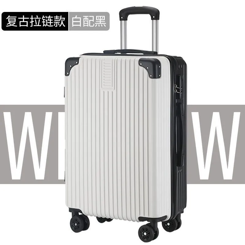 Women's Trendy Open-Top Suitcase 2025, Lightweight Carry-On Trolley with Soft-Sound Spinner Wheels, Stylish Instagram Fashion Travel Luggage thumbnail 8