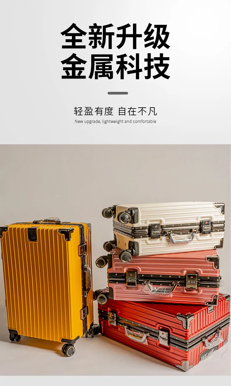 Ailixing Upgraded Super Strong Suitcase Trolley Case - Durable, Sturdy, Anti-Fall Business Luggage for Travel showcase 2