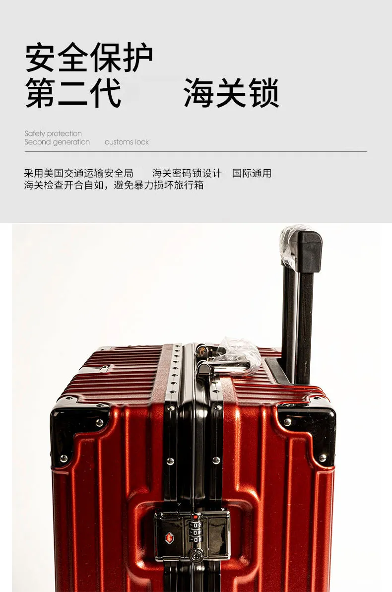 Ailixing Upgraded Super Strong Suitcase Trolley Case - Durable, Sturdy, Anti-Fall Business Luggage for Travel showcase 17