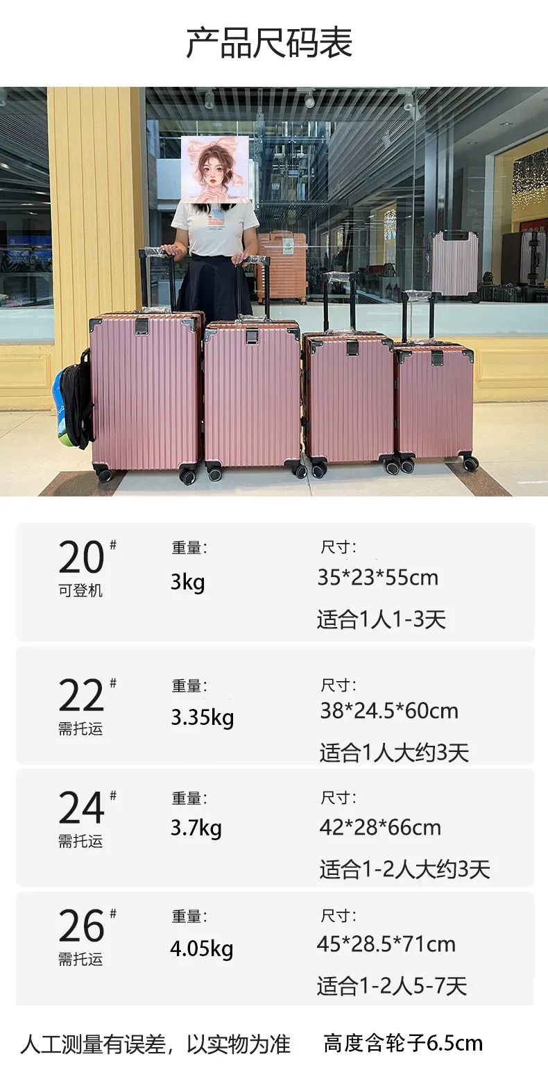 Ailixing Upgraded Super Strong Suitcase Trolley Case - Durable, Sturdy, Anti-Fall Business Luggage for Travel showcase 4