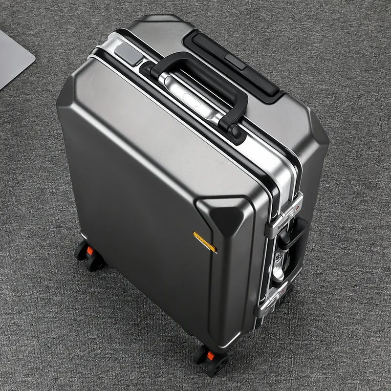Durable Large Capacity 22-Inch Carry-On Luggage Suitcase for Men & Women - Ideal for College Students & Business Travelers, Boarding Box Design thumbnail 7