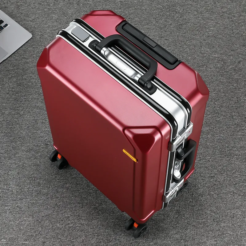 Durable Large Capacity 22-Inch Carry-On Luggage Suitcase for Men & Women - Ideal for College Students & Business Travelers, Boarding Box Design thumbnail 8