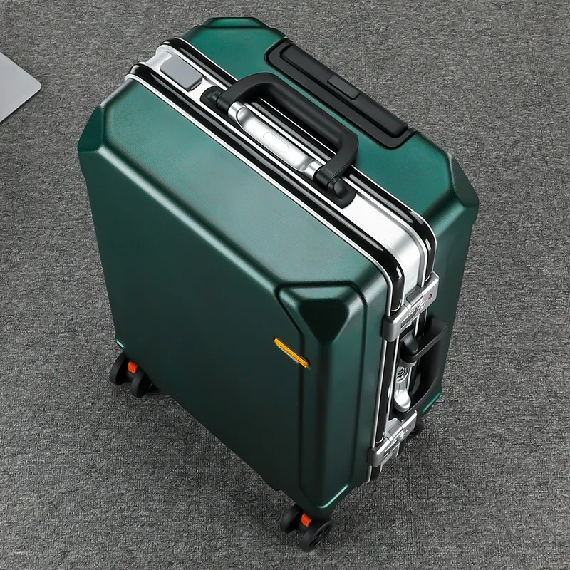 Durable Large Capacity 22-Inch Carry-On Luggage Suitcase for Men & Women - Ideal for College Students & Business Travelers, Boarding Box Design thumbnail 6