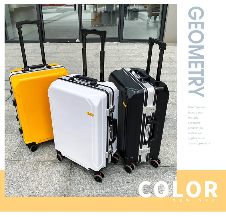 Durable Large Capacity 22-Inch Carry-On Luggage Suitcase for Men & Women - Ideal for College Students & Business Travelers, Boarding Box Design showcase 3