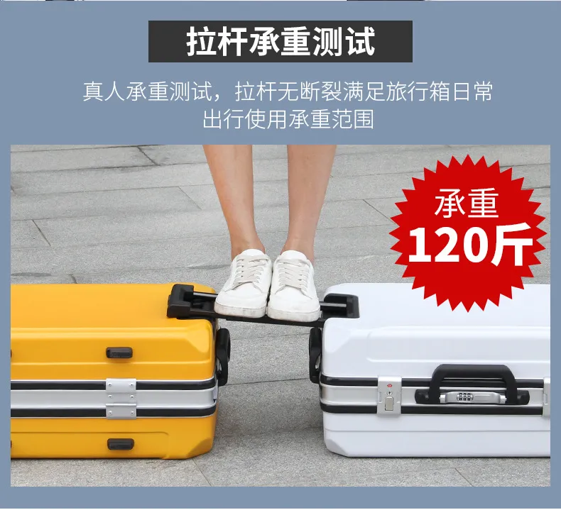 Durable Large Capacity 22-Inch Carry-On Luggage Suitcase for Men & Women - Ideal for College Students & Business Travelers, Boarding Box Design showcase 13