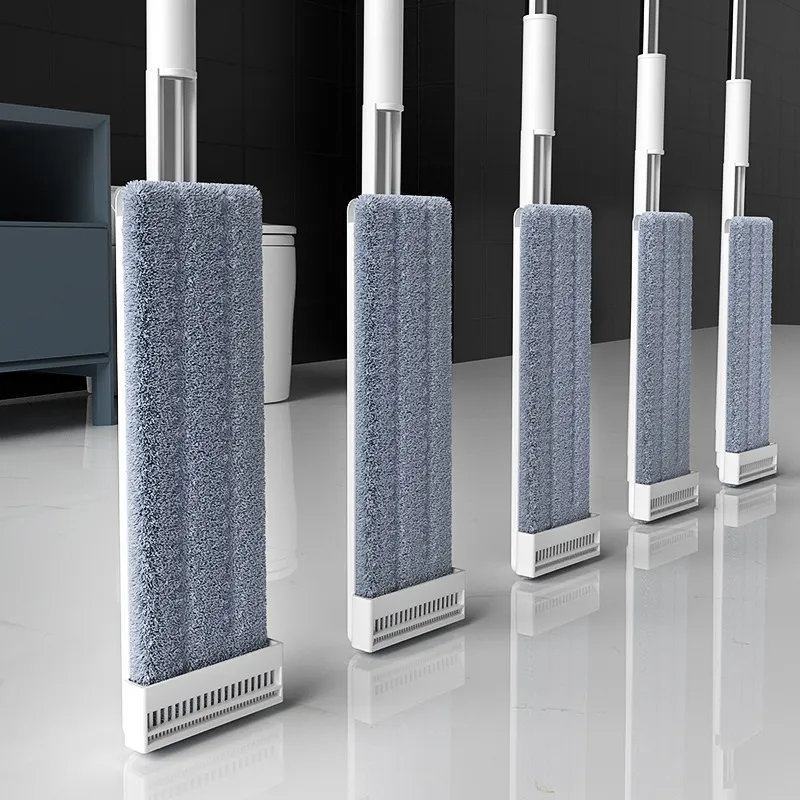 Hands-Free Flat Mop for Home & Office Use - Lazy Cleaning Tool for Effortless Floor Cleaning thumbnail 1