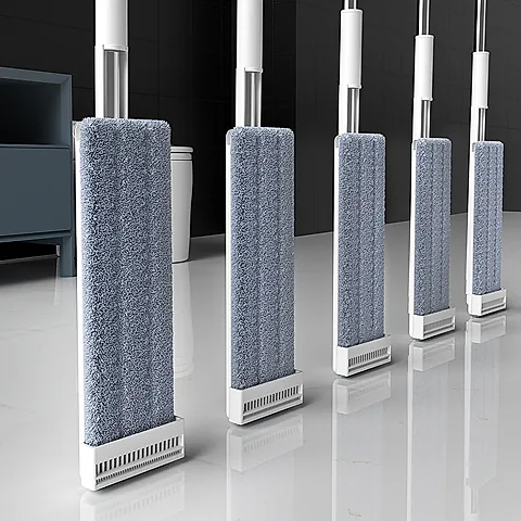 Hands-Free Flat Mop for Home & Office Use - Lazy Cleaning Tool for Effortless Floor Cleaning