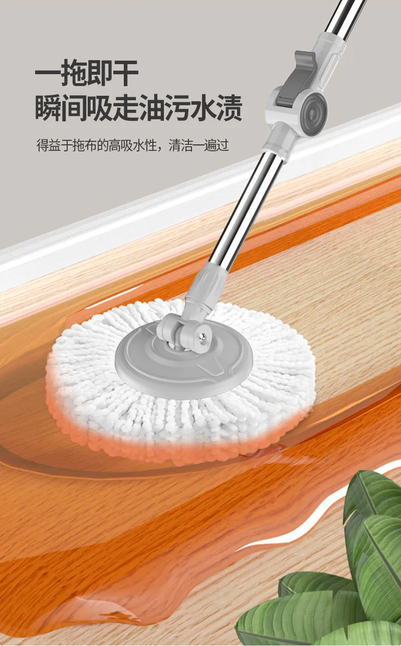 Automatic Dehydration Rotary Mop with Bucket - Household Floor Cleaning Artifact for Effortless Mopping and Drying - 2023 New Style YTO Clean showcase 10