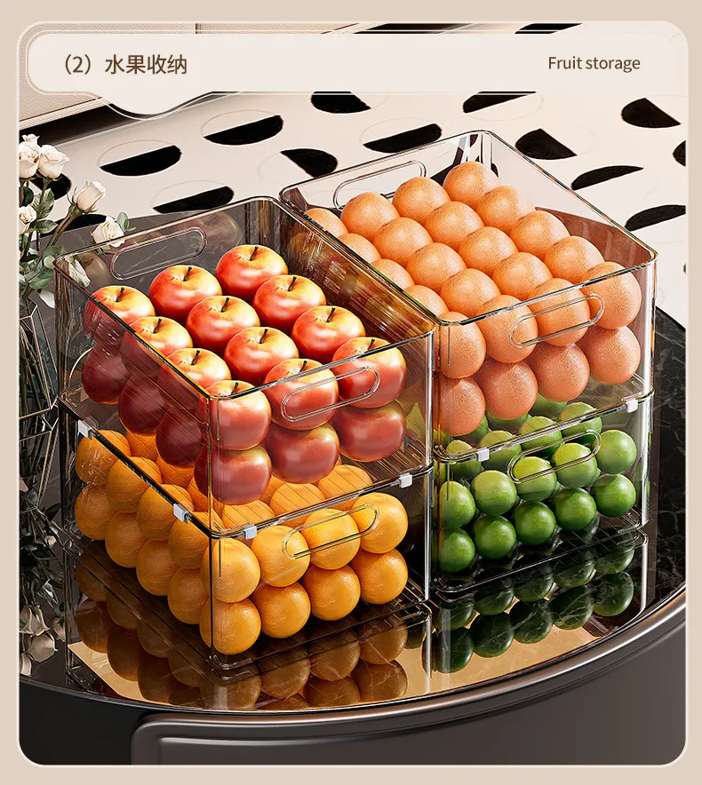 Transparent Acrylic Storage Rack Box for Desktop Sundries Snacks - Rectangular Plastic Organizer Basket for Home and Office showcase 19