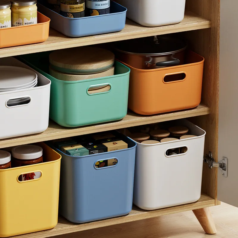 Large Capacity Sundry Storage Box with Lid for Home Dormitory Wardrobe Living Room Desktop Organization - Versatile Organizer for Snacks and Essentials - Image 2
