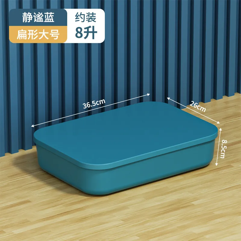 Large Capacity Sundry Storage Box with Lid for Home Dormitory Wardrobe Living Room Desktop Organization - Versatile Organizer for Snacks and Essentials - Image 9