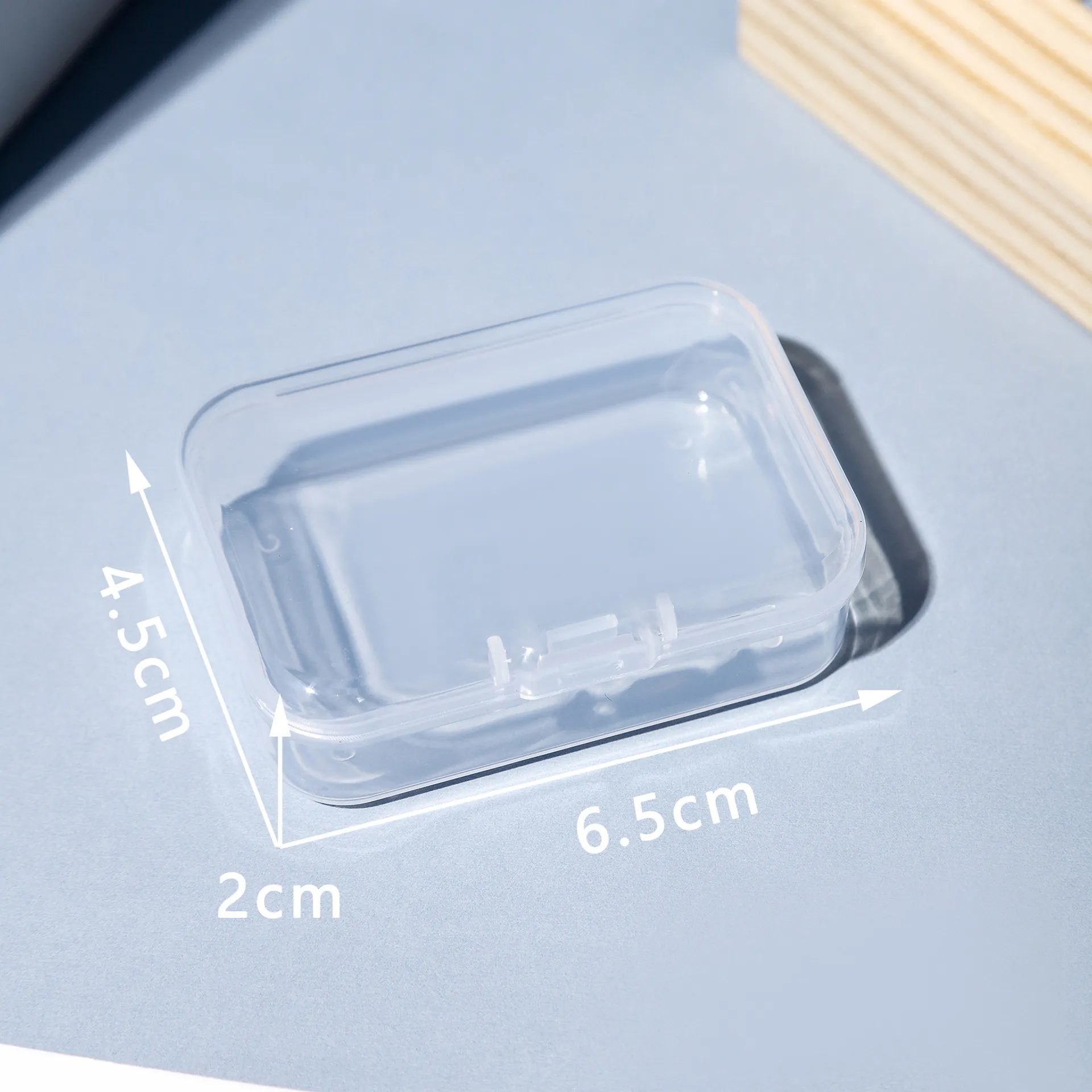 Transparent Square Plastic Storage Box for Small Items - Ideal for Jewelry, Earplugs, Beads, Fishing Gear, and Spare Parts Organization thumbnail 9