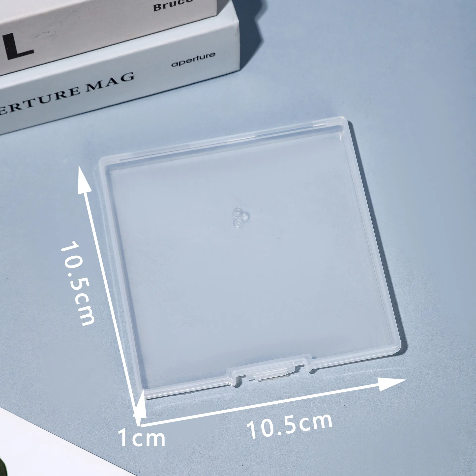 Transparent Square Plastic Storage Box for Small Items - Ideal for Jewelry, Earplugs, Beads, Fishing Gear, and Spare Parts Organization thumbnail 10