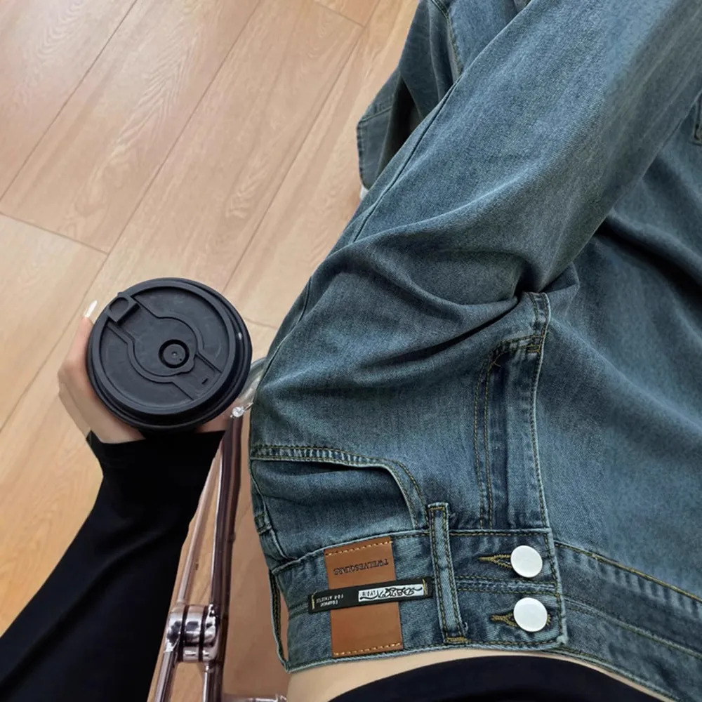 Women's High Waist Slimming Jeans Plus Size Chubby Girl Loose Straight Leg Pants - Spring 2025 Fashion thumbnail 2