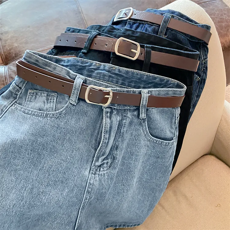 Women's High Waist Denim Shorts Summer Trendy Loose Wide Leg A-Thong Pants - Slimming Internet Popular All-Match Hot Style showcase 14