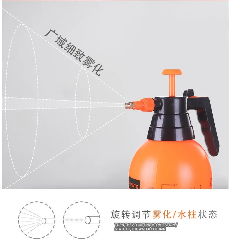 3L Transparent Explosion-Proof Watering Can with 2L Rotating Nozzle, Air Pressure Sprayer for Garden Flowers, Home Cleaning, and Outdoor Use showcase 13