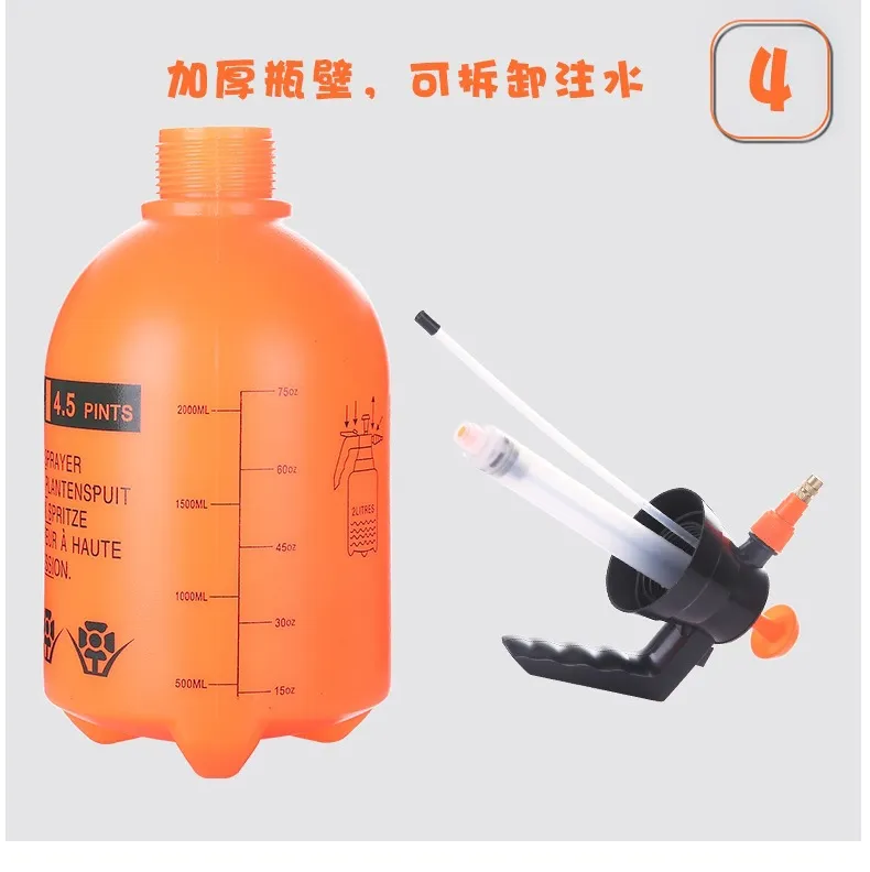 3L Transparent Explosion-Proof Watering Can with 2L Rotating Nozzle, Air Pressure Sprayer for Garden Flowers, Home Cleaning, and Outdoor Use showcase 20
