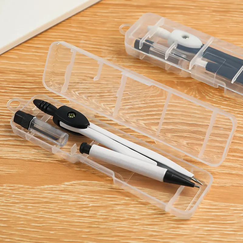Student Metal Drawing Compass Set with Ruler and Pencils for Math Geometry, School & Office Stationery Supplies thumbnail 2