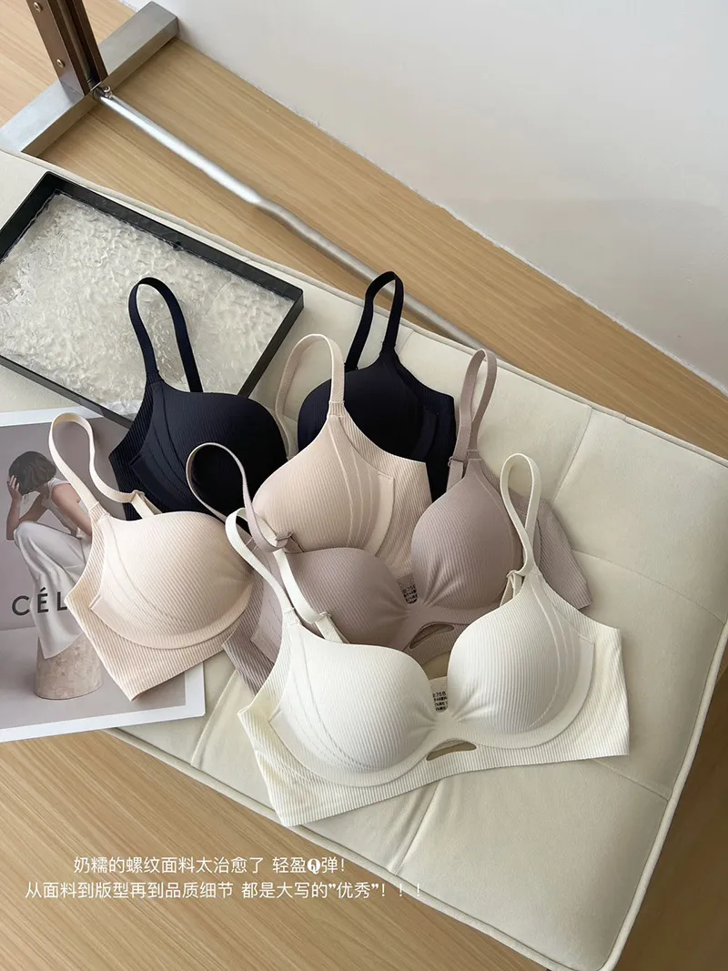 2025 New Style Women's Pull-up Bra: Gather-Up Design for Small Chests, Anti-Sagging Support for Larger Breasts, Non-Wired Soft Comfort, Ideal for Everyday Wear showcase 5