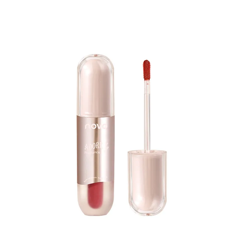 NOVO Bright Water Gloss Lip Glaze - Long-Lasting, Non-Sticky, Waterproof "Pure Desire" Finish for a Natural, Radiant Look thumbnail 5