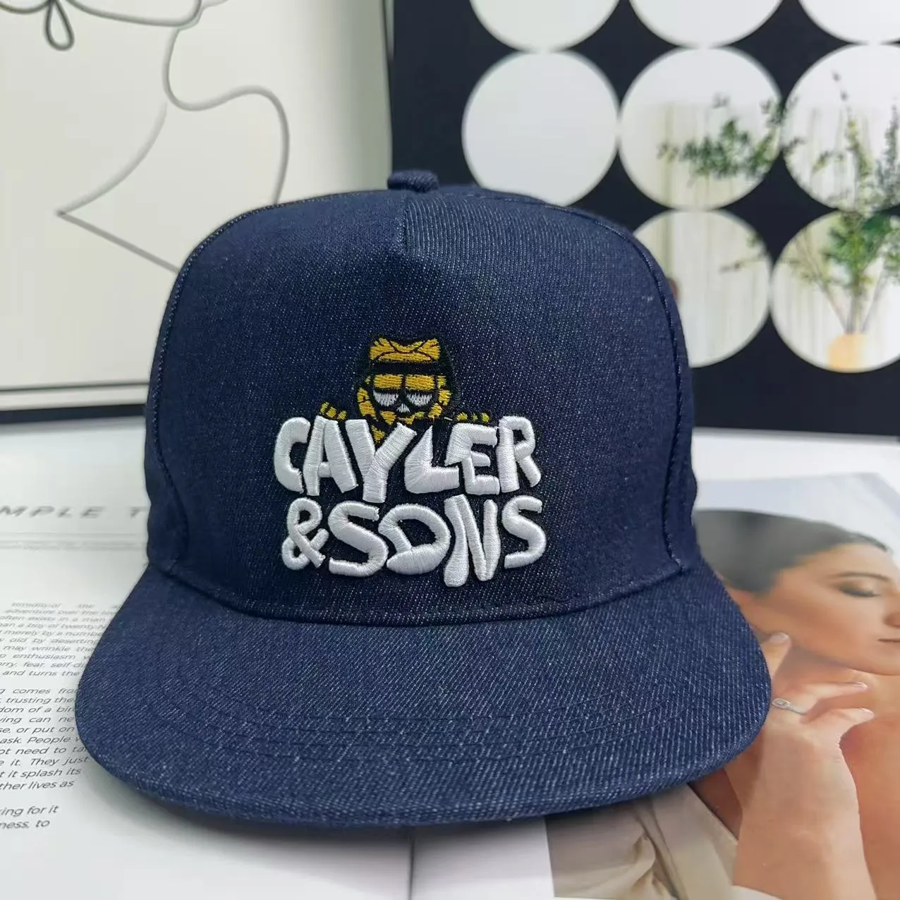 Men's Hip Hop Flat Brim Baseball Cap - Youth Streetwear Style, Compton Inspired Design, Wholesale Trendy Hat for Fashionable Individuals thumbnail 10