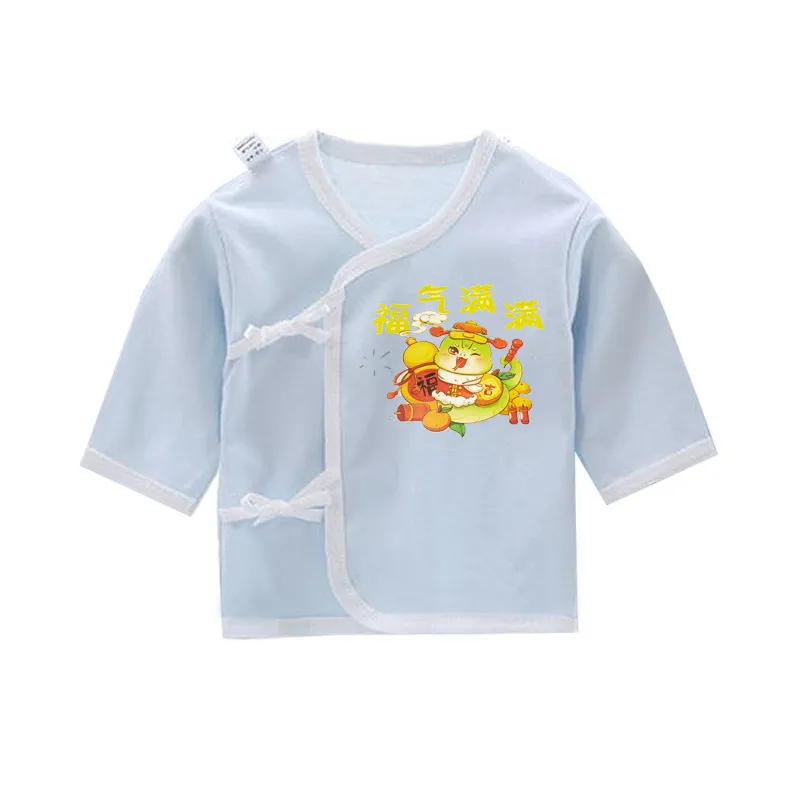 Newborn Baby Lace-Up Top & Undercoat Set - 0-3 Months Infant Underwear Clothes for Boys & Girls thumbnail 9