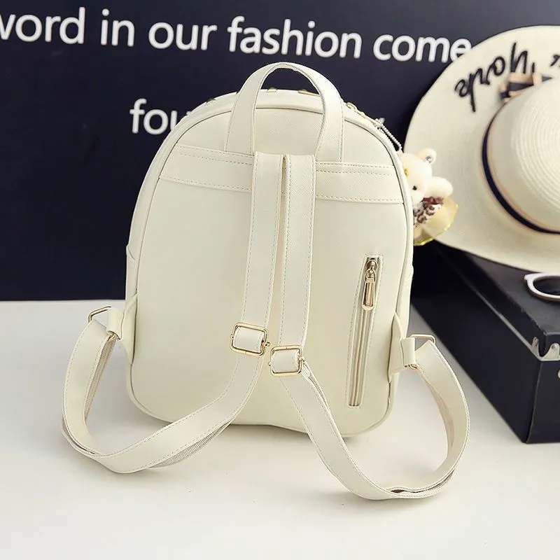 2024 New Korean Style Backpack for Women, Trendy, Versatile, Color-Block, College Style, Fashion Casual Bag, Ships within 24 Hours, Perfect for Students and Daily Use thumbnail 13