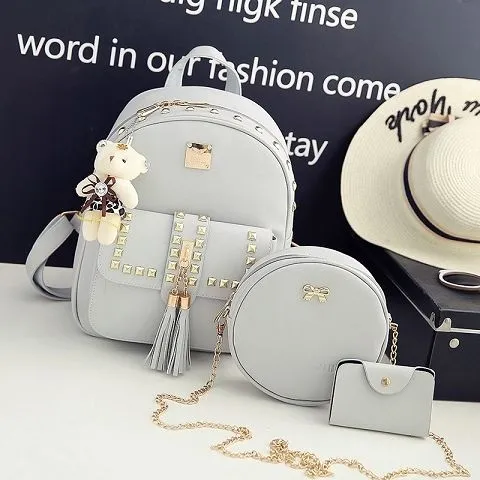2024 New Korean Style Backpack for Women, Trendy, Versatile, Color-Block, College Style, Fashion Casual Bag, Ships within 24 Hours, Perfect for Students and Daily Use thumbnail 12