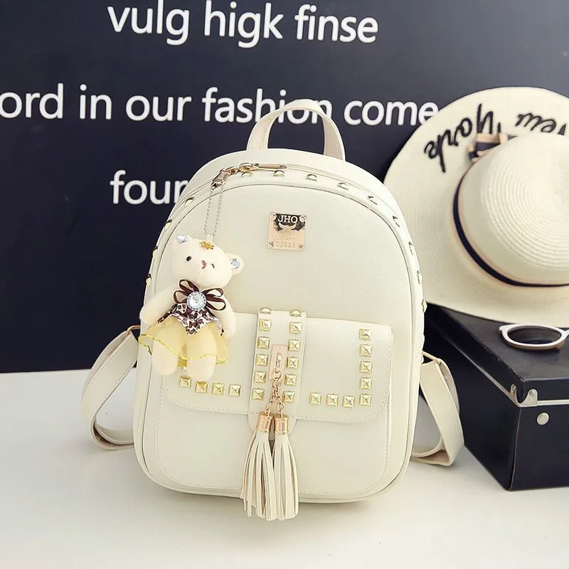 2024 New Korean Style Backpack for Women, Trendy, Versatile, Color-Block, College Style, Fashion Casual Bag, Ships within 24 Hours, Perfect for Students and Daily Use thumbnail 17