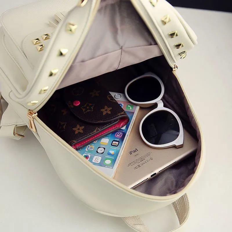 2024 New Korean Style Backpack for Women, Trendy, Versatile, Color-Block, College Style, Fashion Casual Bag, Ships within 24 Hours, Perfect for Students and Daily Use thumbnail 19