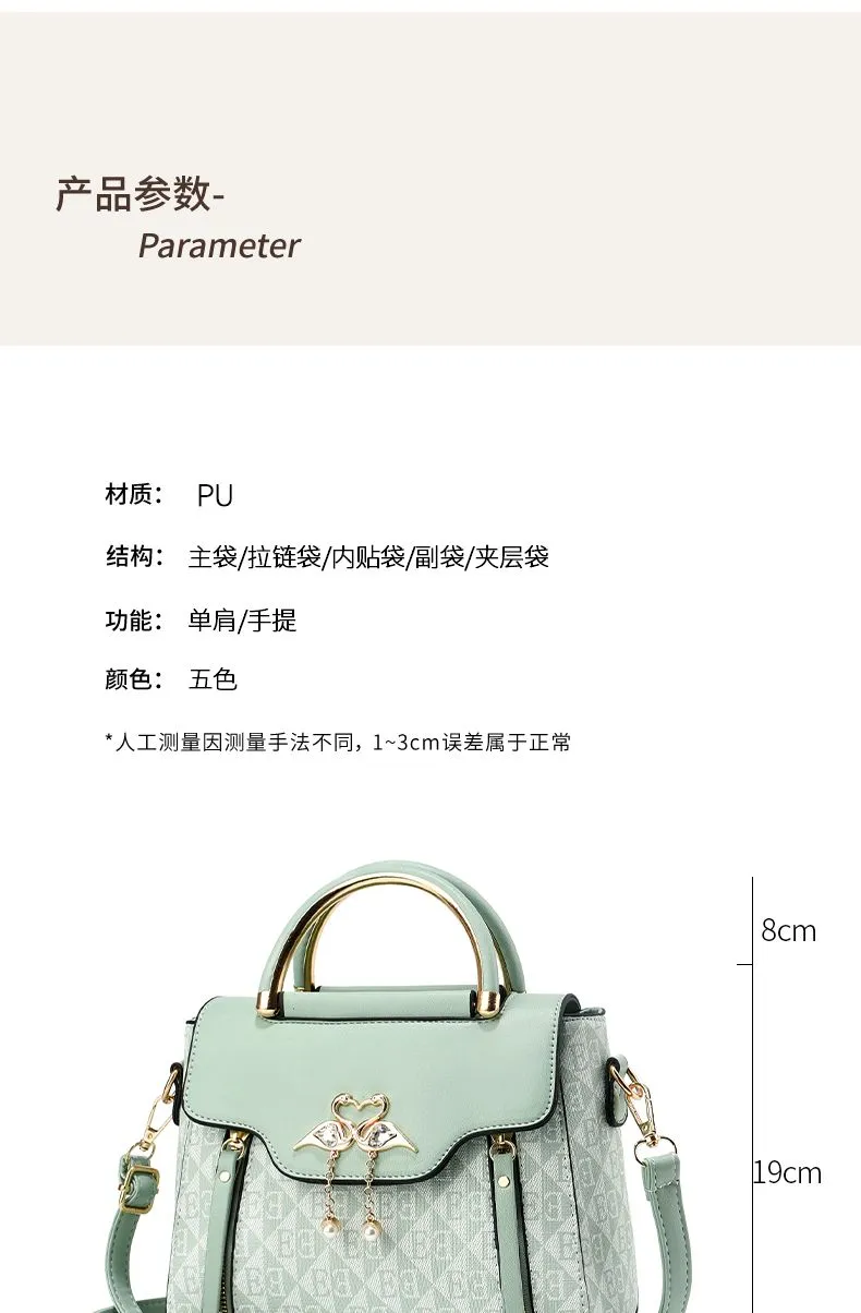 Official Flagship 7698 Reviews: Elegant Macaron Color Handbag, Versatile Commuter Crossbody Small Square Bag, 2026 New Fashion Shoulder Bag showcase 12
