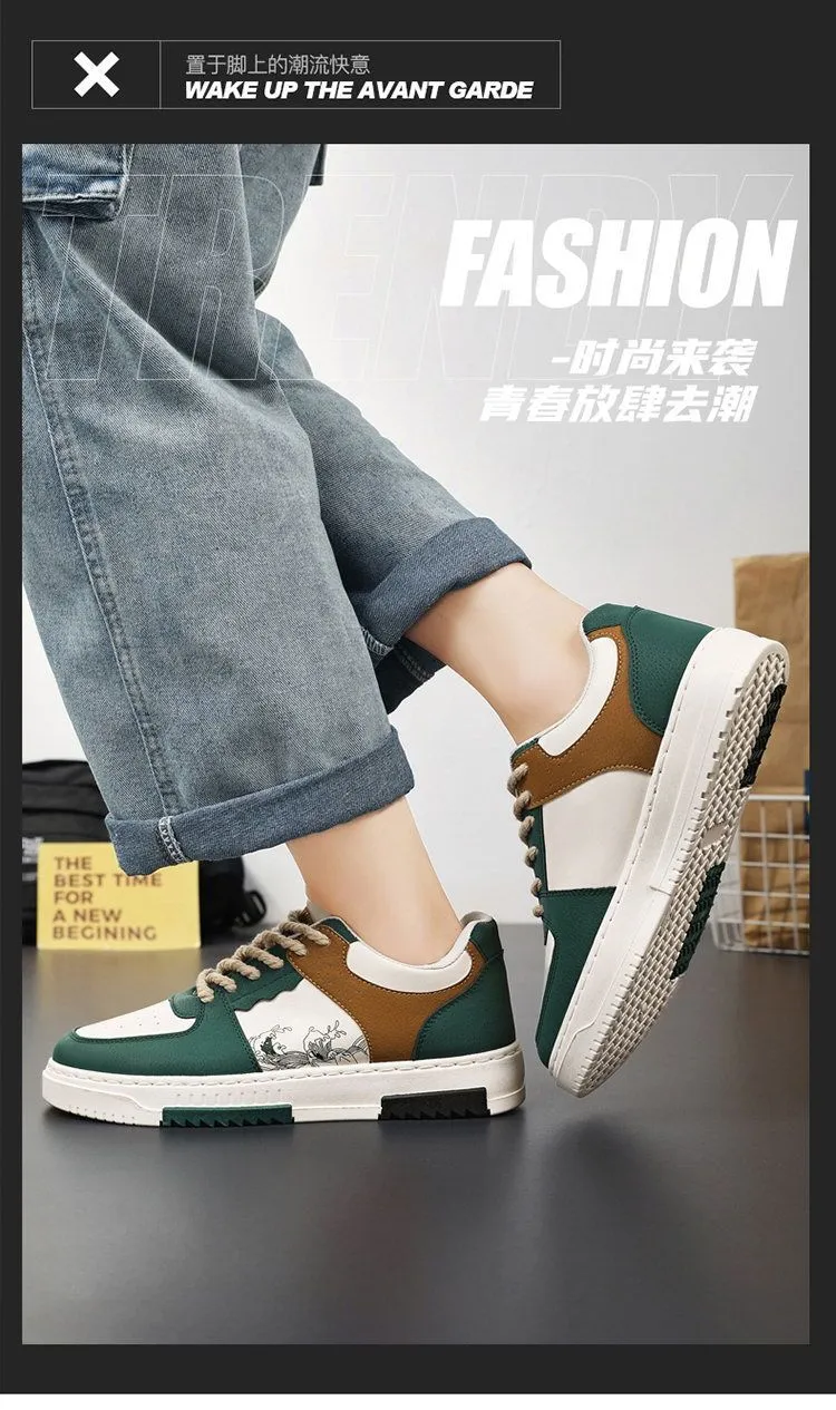 2026 Spring Summer New Men's Trendy Casual Sports Board Shoes, Lightweight and Durable Canvas Sneakers for Men, Fashionable and Versatile Footwear showcase 5