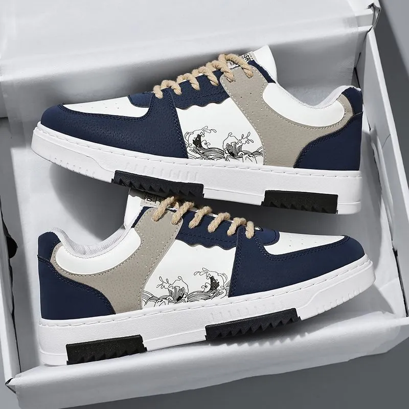 2026 Spring Summer New Men's Trendy Casual Sports Board Shoes, Lightweight and Durable Canvas Sneakers for Men, Fashionable and Versatile Footwear showcase 6
