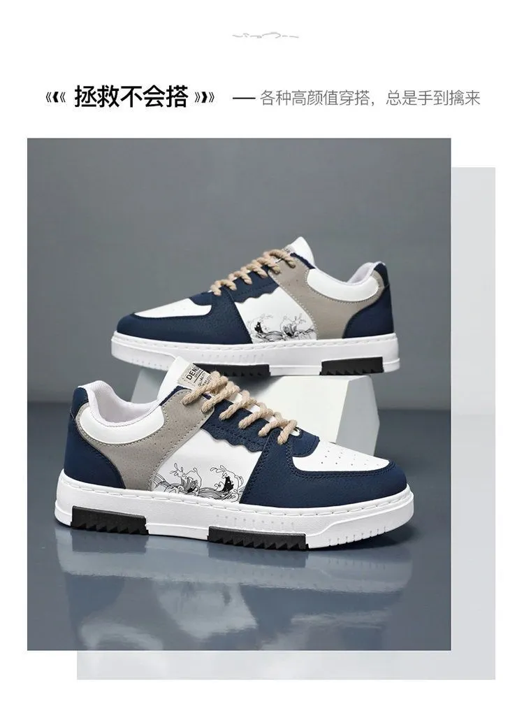 2026 Spring Summer New Men's Trendy Casual Sports Board Shoes, Lightweight and Durable Canvas Sneakers for Men, Fashionable and Versatile Footwear showcase 7